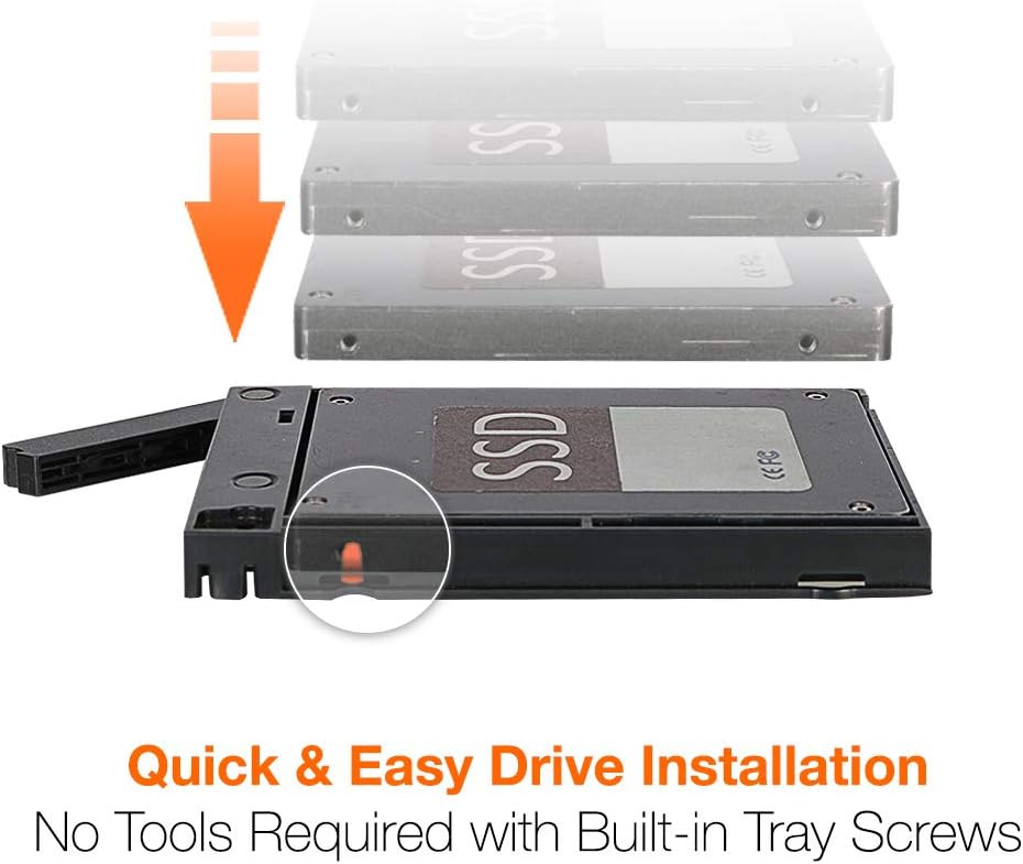 2 x 2.5 SAS/SATA HDD/SSD Mobile Rack for 3.5" Bay W733153