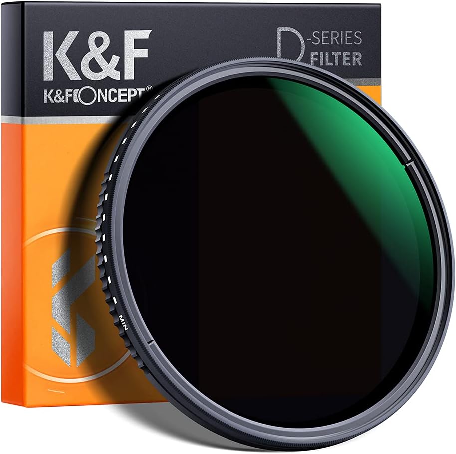 77mm Variable Neutral Density Filter ND8-ND2000 Adjustable with Multi-Layer Coatings G447