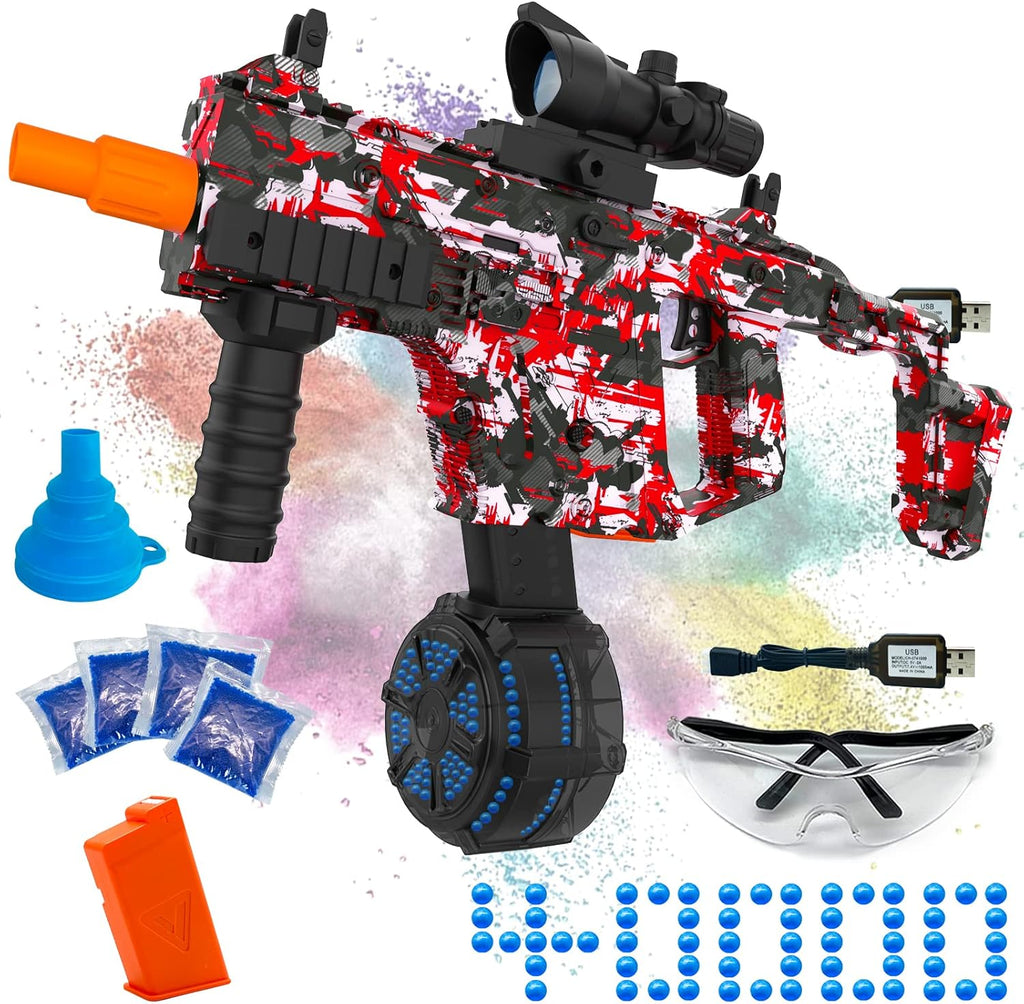 Red Electric Gel Ball Blaster with Goggles R13032