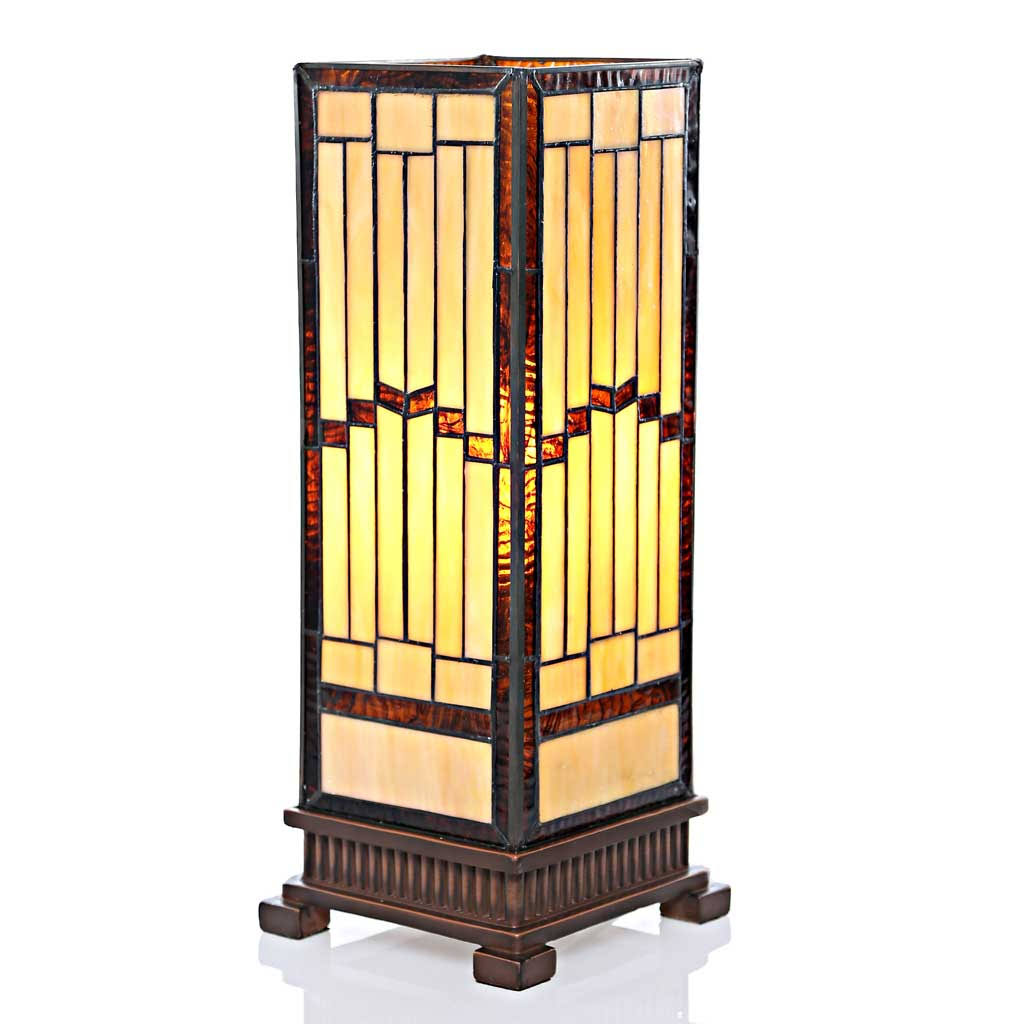 Stained Glass Hurricane Lamp F345118