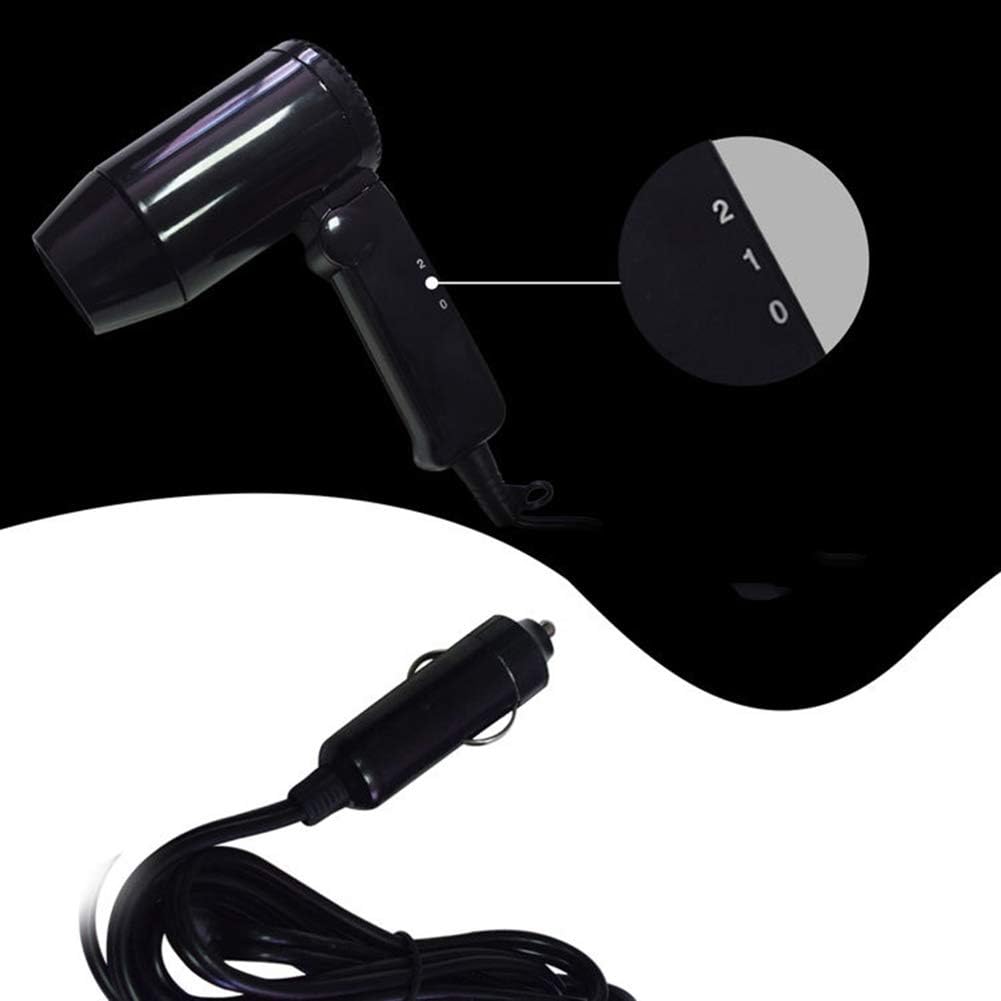 Portable 12V Hot Cold Folding Car Hair Dryer W8733