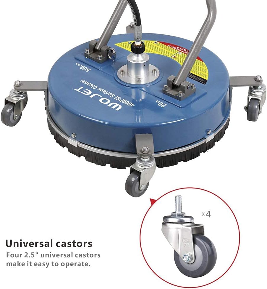 20 inch Pressure Washer Surface Cleaner with Castors R502