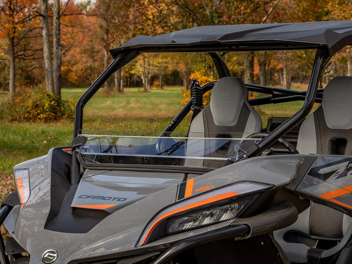 Clear 1/4 Polycarbonate Half Windshield I515