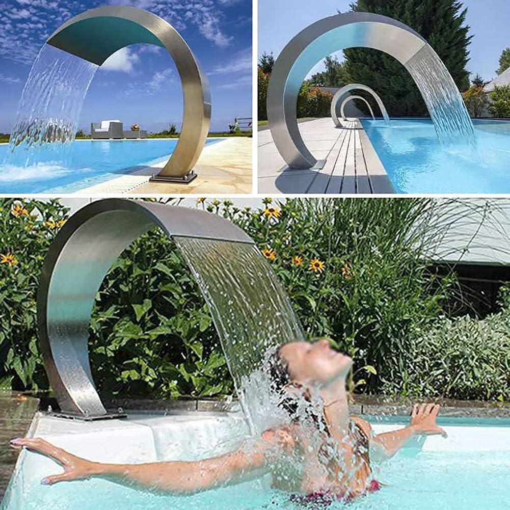 Stainless Steel Waterfall Fountain O666901