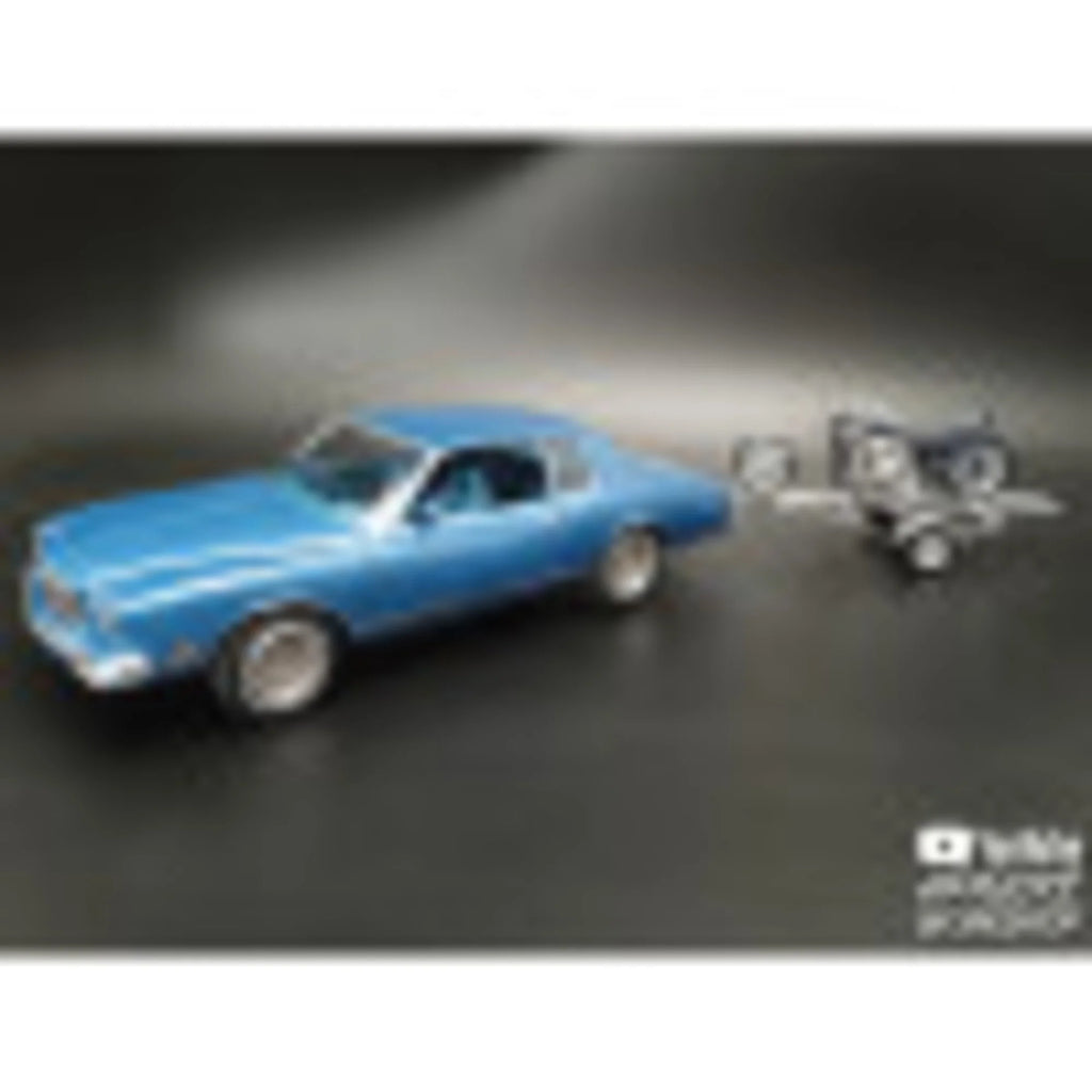 1:25 Scale Model Kit - 1980 Chevy Monte Carlo - 110 Parts, Unpainted Replica K28621