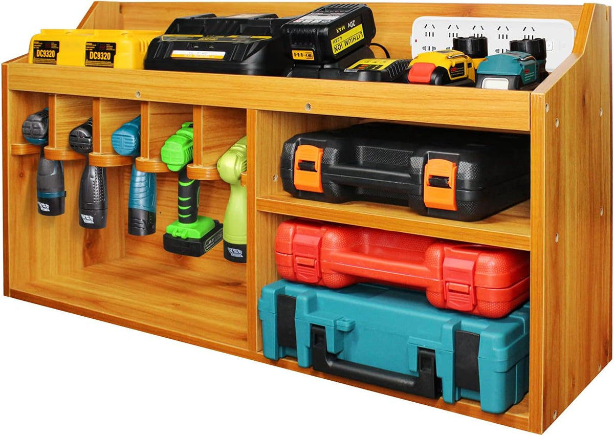 Wall Mount Power Tool Organizer Black N8130