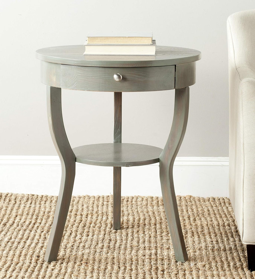 French Grey End Table R944