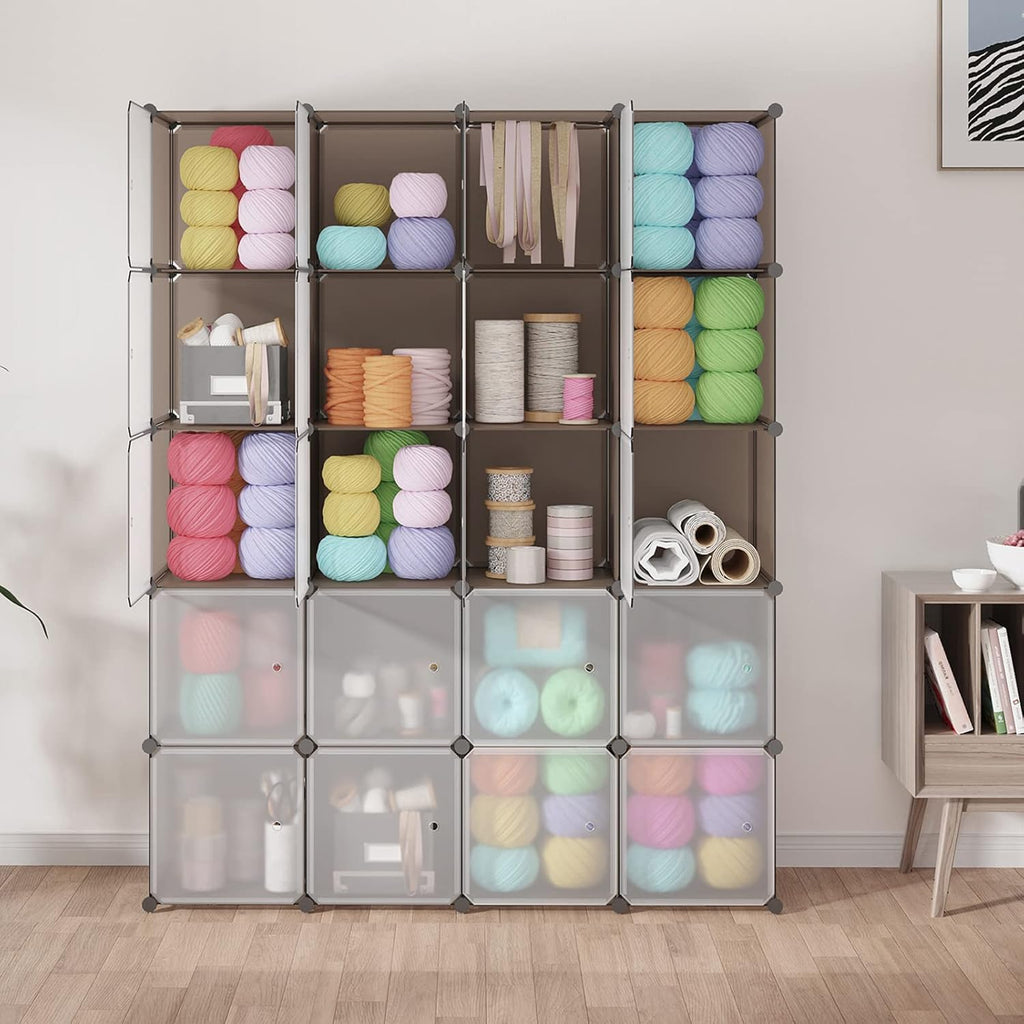 20 Cube Plastic Storage Organizer H6477