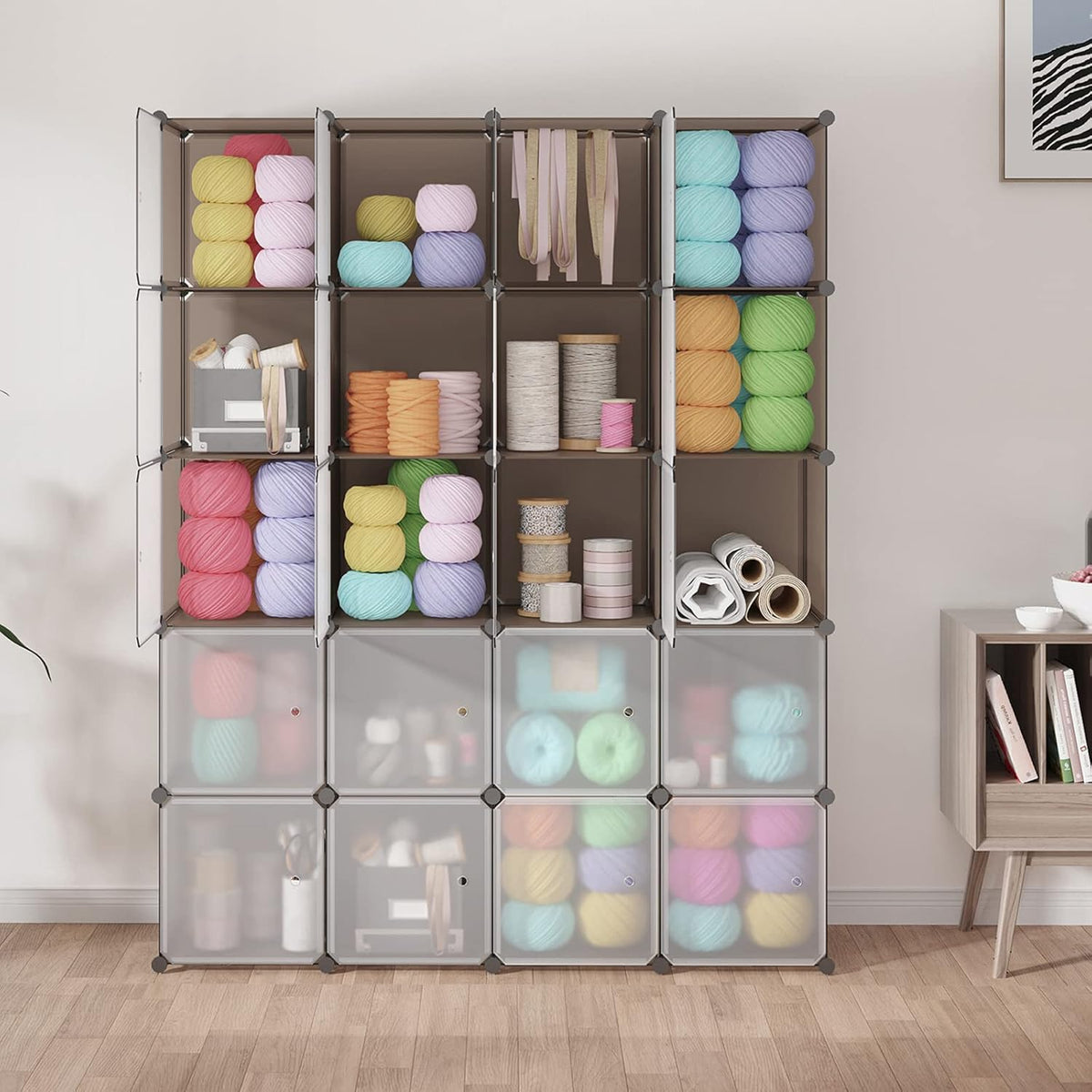 20 Cube Plastic Storage Organizer H6477