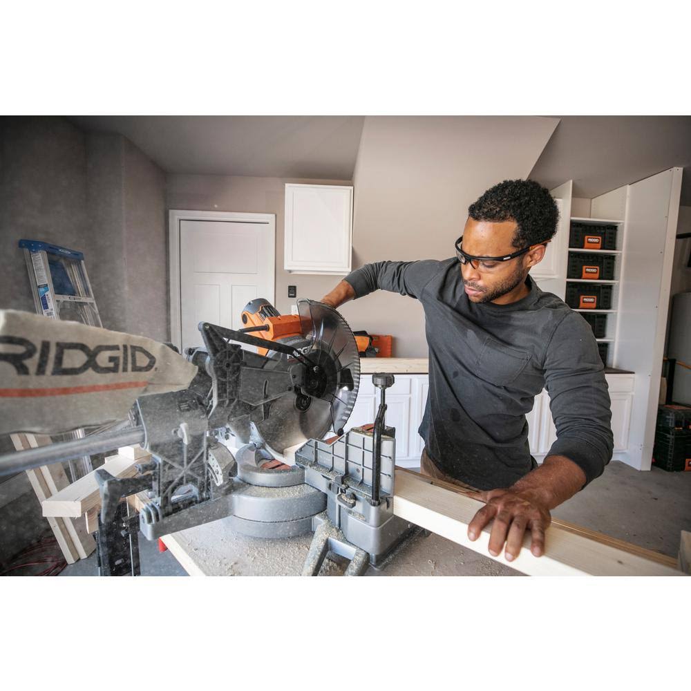 15 Amp Corded 12 in. Dual Bevel Sliding Miter Saw with LED Cut Line Indicator M565398