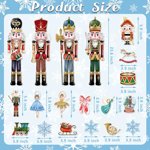 19 Pcs Christmas Garage Door Decoration Magnet L90919