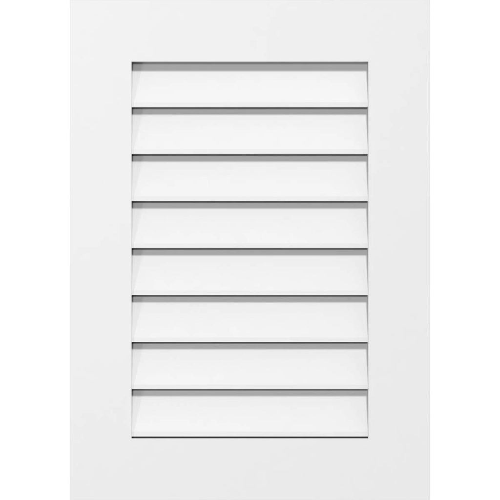 Vertical Surface Mount PVC Gable Vent O38566