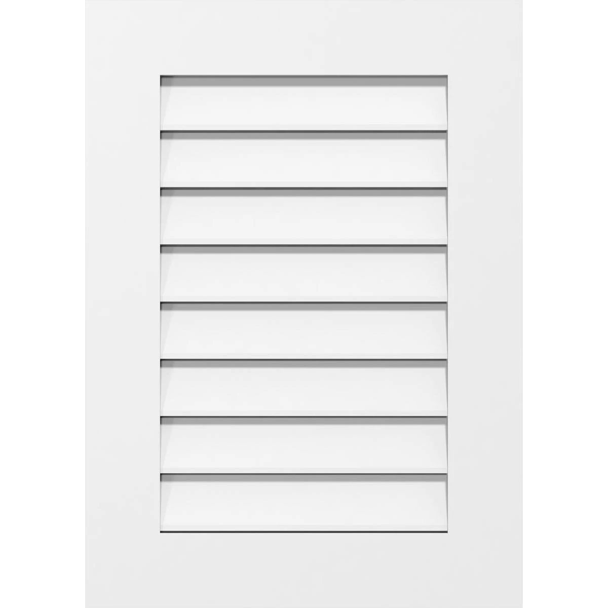 Vertical Surface Mount PVC Gable Vent O38566