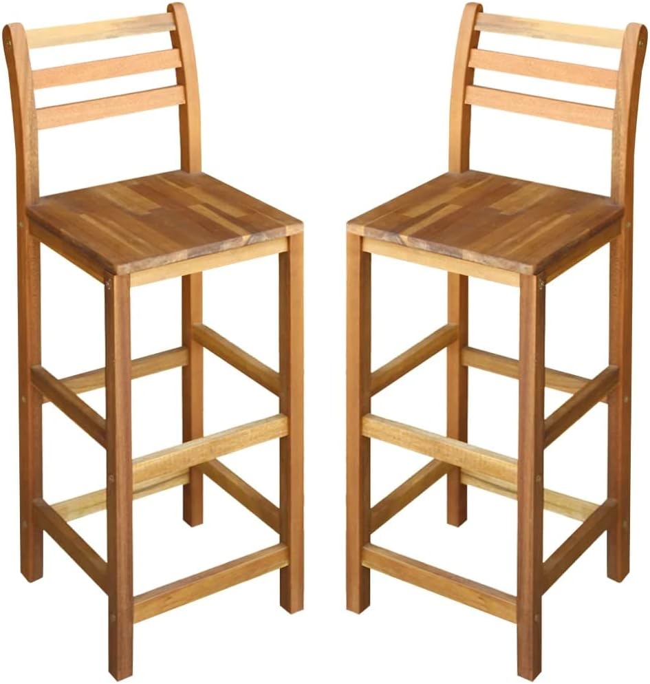 Acacia Wood Bar Stool L781312