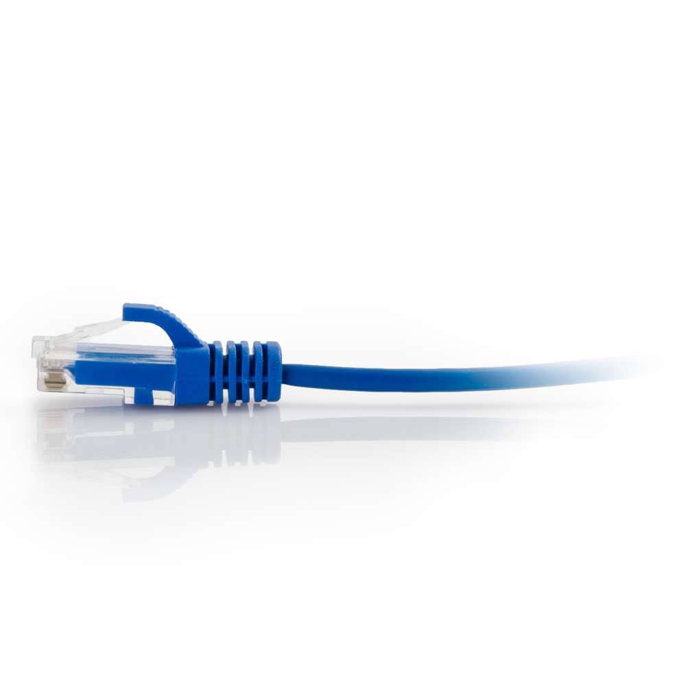 9ft Cat6 Snagless Unshielded Slim Network Patch Cable Blue P555