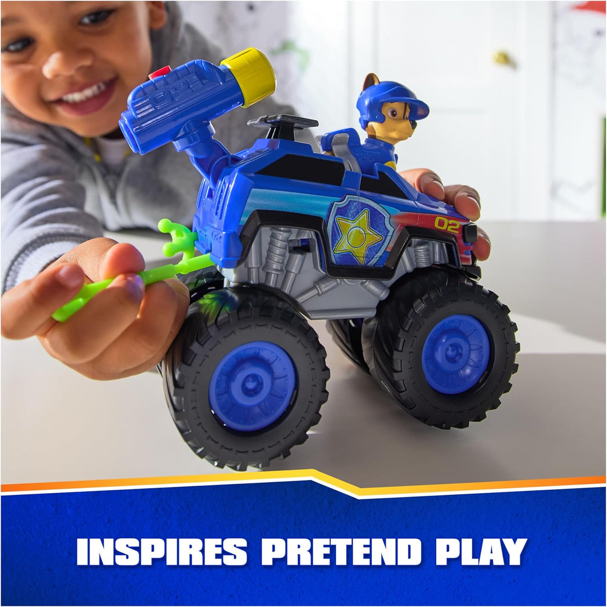 Chase’s Cruiser Toy Truck with Projectile Launcher and Action Figure L22938