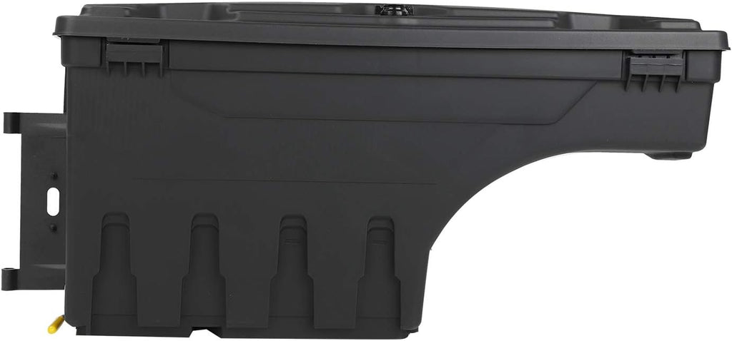Truck Bed Wheel Well Storage Case Tool Box Black Lockable Storage Box Unit One Pair C248584