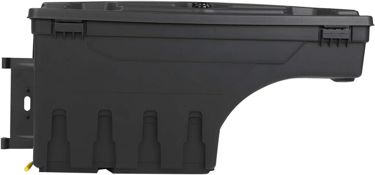Truck Bed Wheel Well Storage Case Tool Box Black Lockable Storage Box Unit One Pair C248584