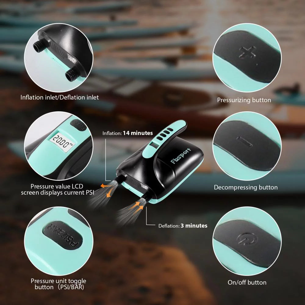 Electric Inflatable Paddle Board with Electric Pump H123