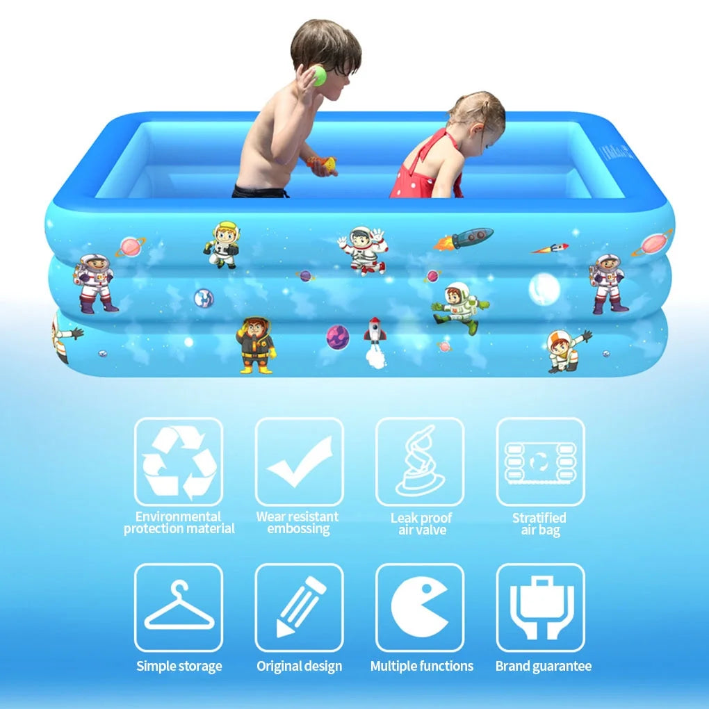 Large Children Cartoon Raft Swimming Pool Y242393