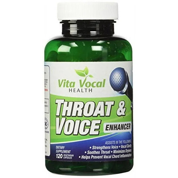Kosher Throat & Voice Enhancer 120 Vegetarian Capsules T4888