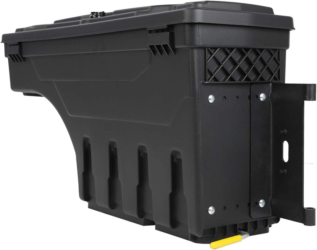 Truck Bed Wheel Well Storage Case Tool Box Black Lockable Storage Box Unit One Pair C248584