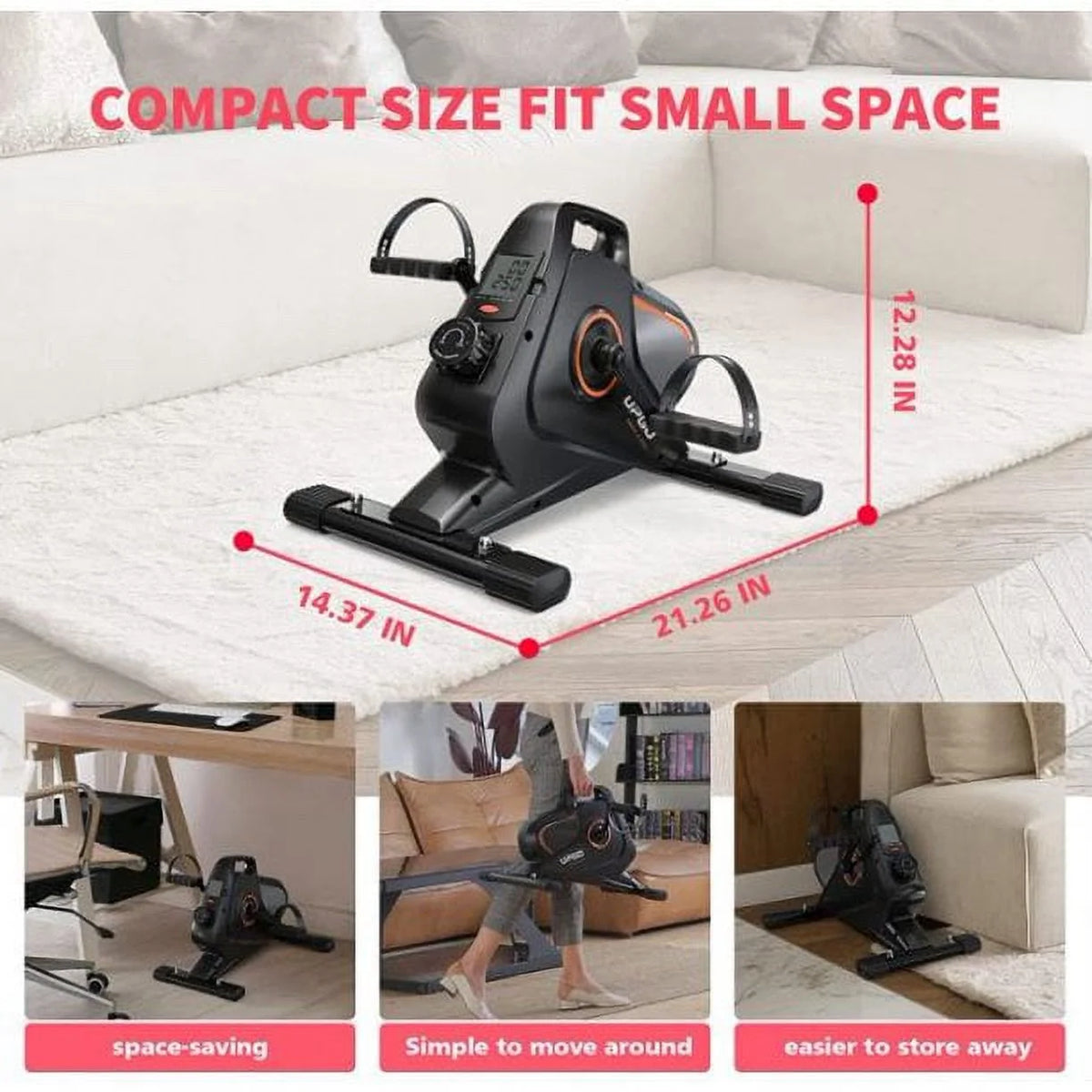 Magnetic Pedal Exerciser with 350lbs Capacity O3861