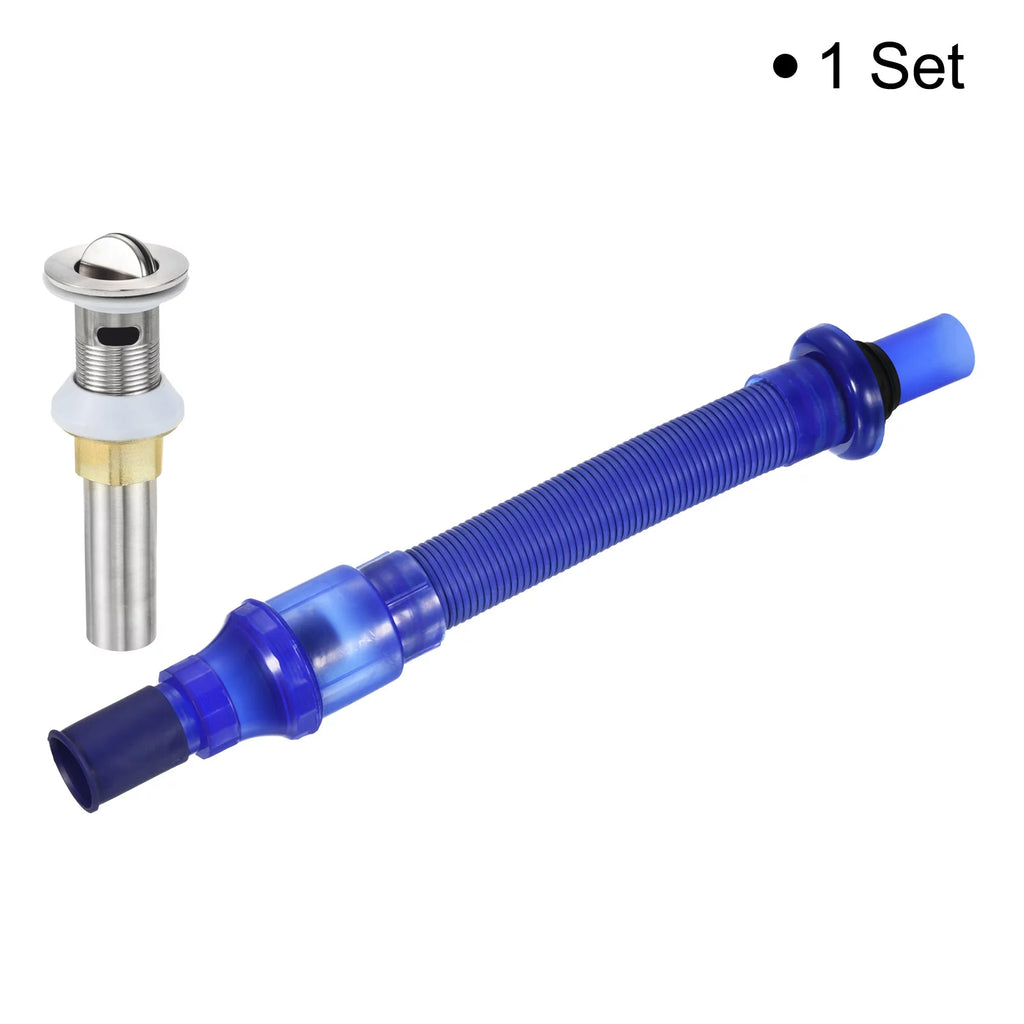 Silver Drain Stopper Sink Strainer with Pipe E7797