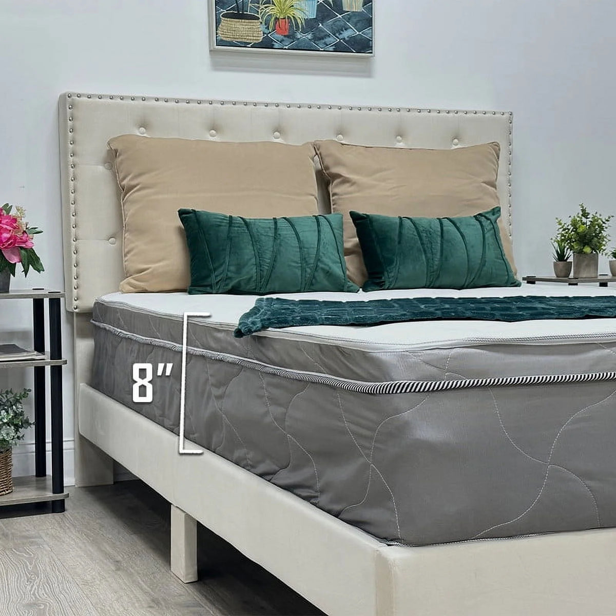 8 Inch Foam & Spring Hybrid Queen Mattress J67330