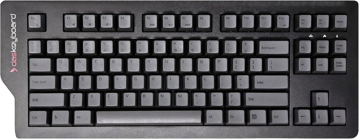 87 Keys Black Tenkeyless Mechanical Keyboard with Cherry MX Brown Switches C8630