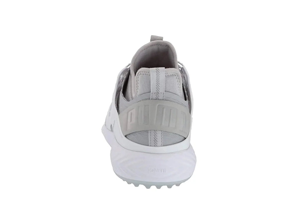 Grey Silver White Wide Golf Shoes Y53723