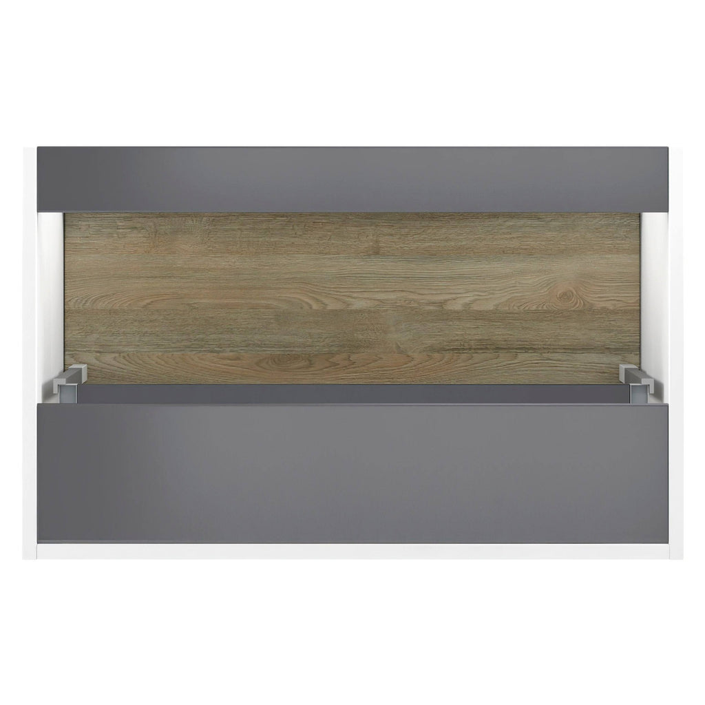 Toasted Oak Bathroom Vanity Cabinet with Ceramic Sink G3285
