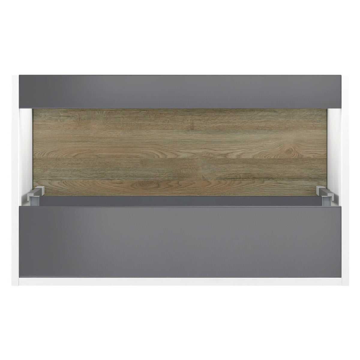 Toasted Oak Bathroom Vanity Cabinet with Ceramic Sink G3285