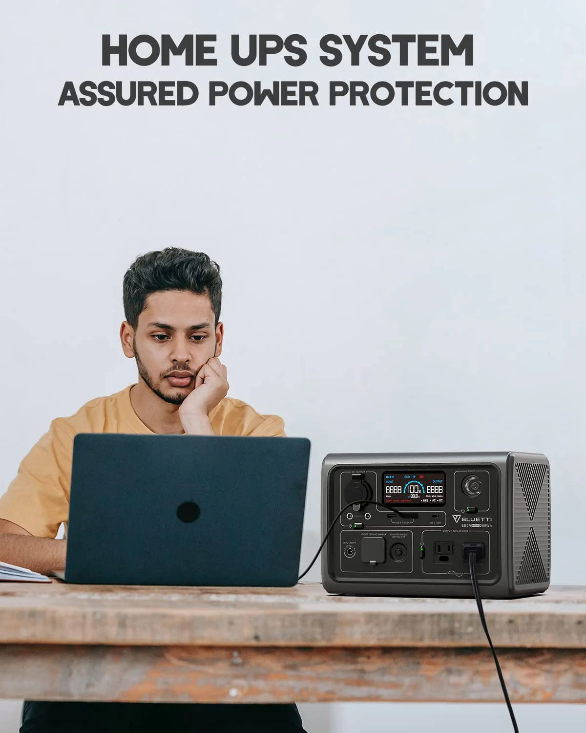 268Wh Portable Power Station with 200W Solar Panel Z187205