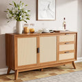 Solid Wood Sideboard with 2 Doors and 3 Drawers B1736