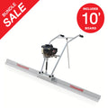 37.7cc Gas Concrete Power Screed with 10ft Aluminum Board T2021