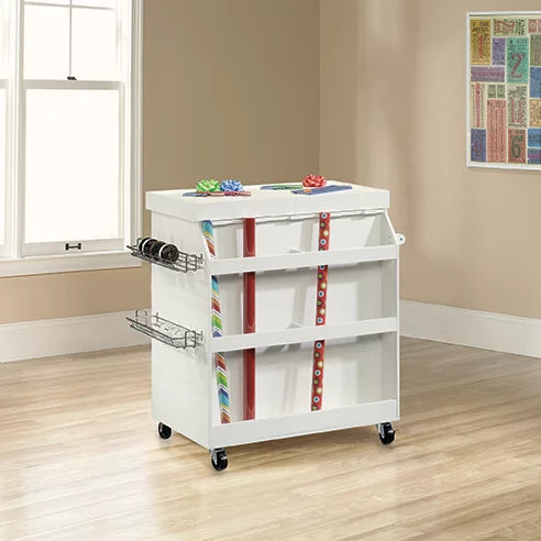 White Craft Storage Cart Q90299