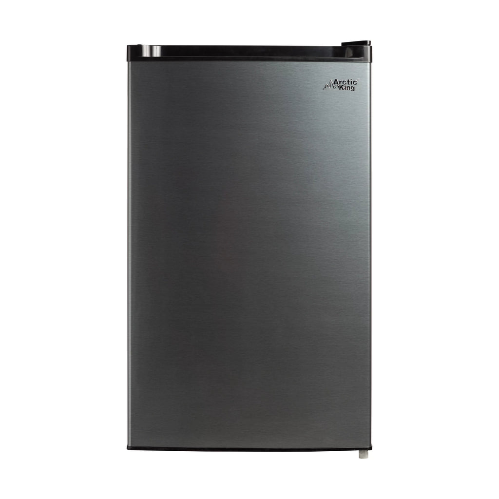 4.4 Cu ft Black Stainless Steel Look Mini Fridge H777