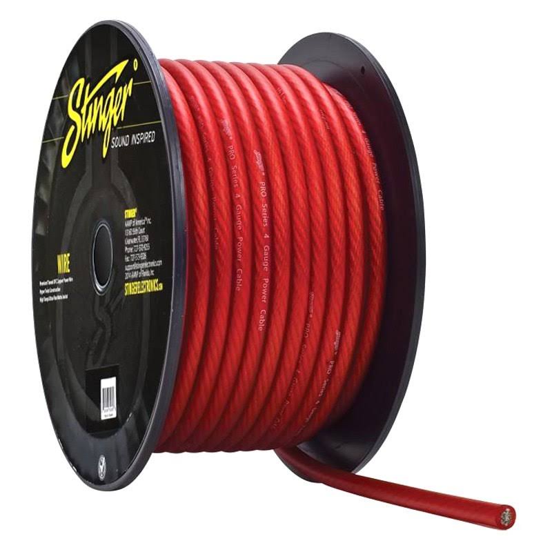 4 Gauge Power Wire 250-Feet (Red) K894923