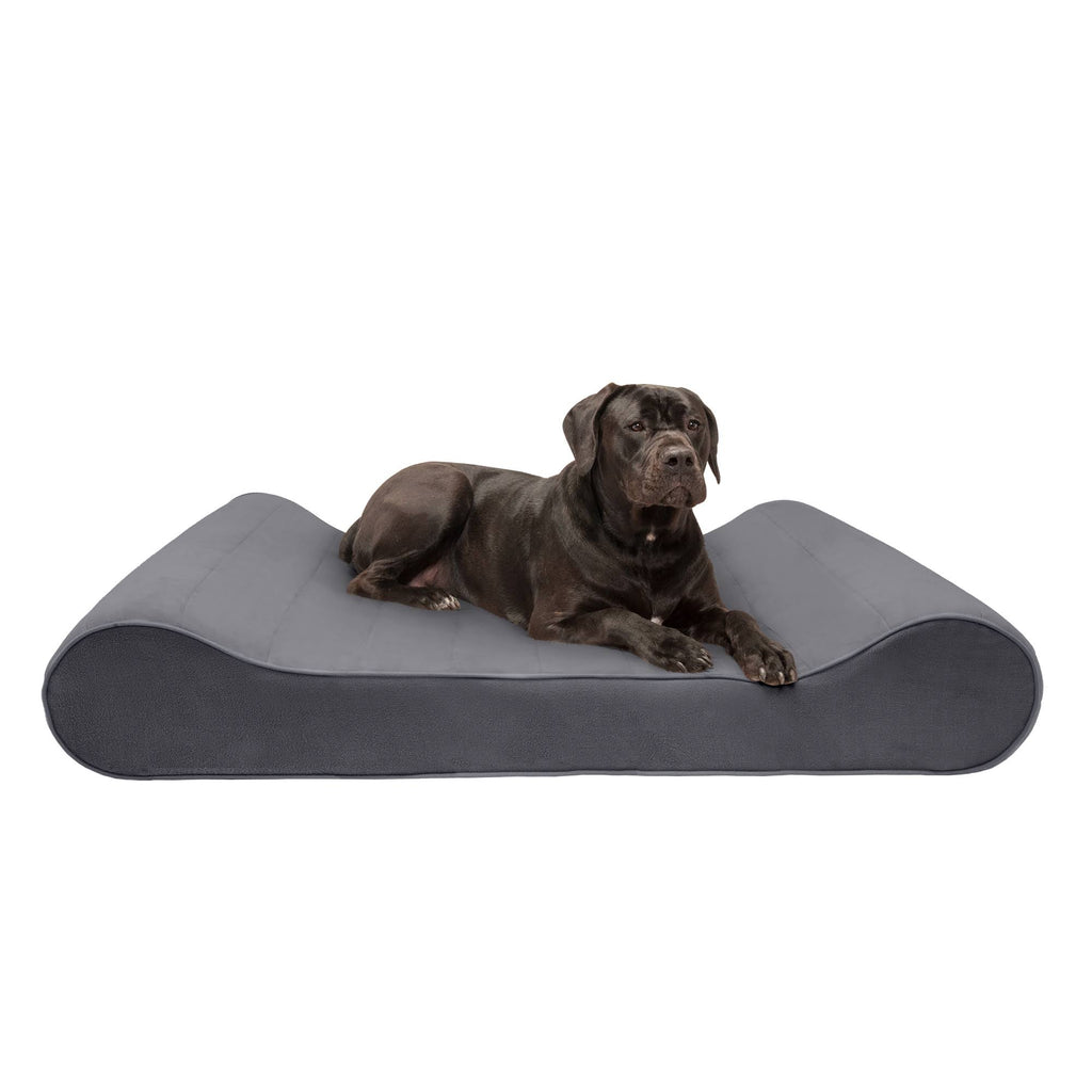 Giant Gray Memory Foam Pet Bed for Dogs u0026 Cats M473