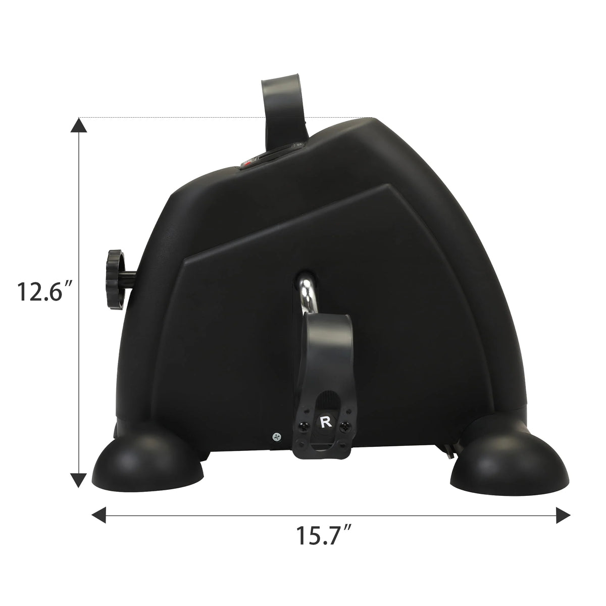 Mini Under Desk Pedal Exercise Bike with LCD Display, Black Z5306
