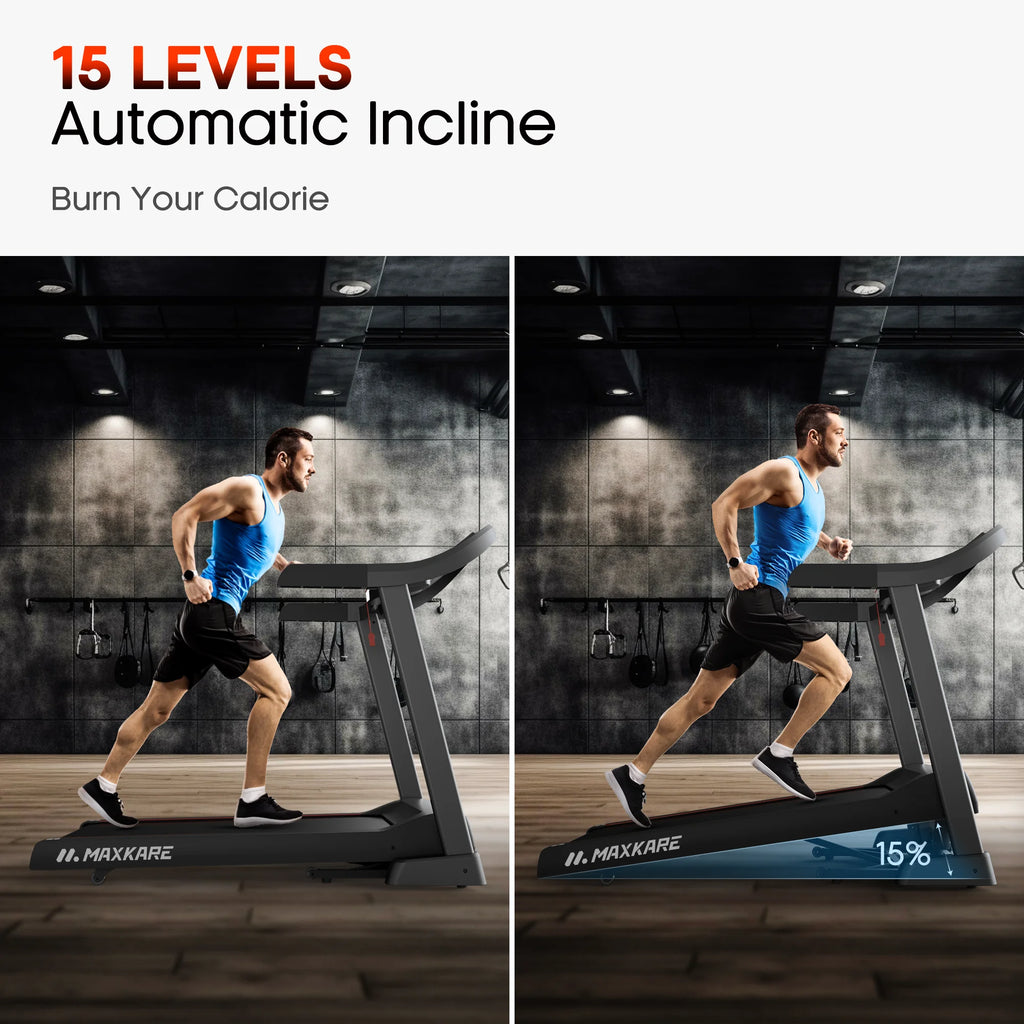 3.5HP Folding Treadmill with Auto Incline H825155