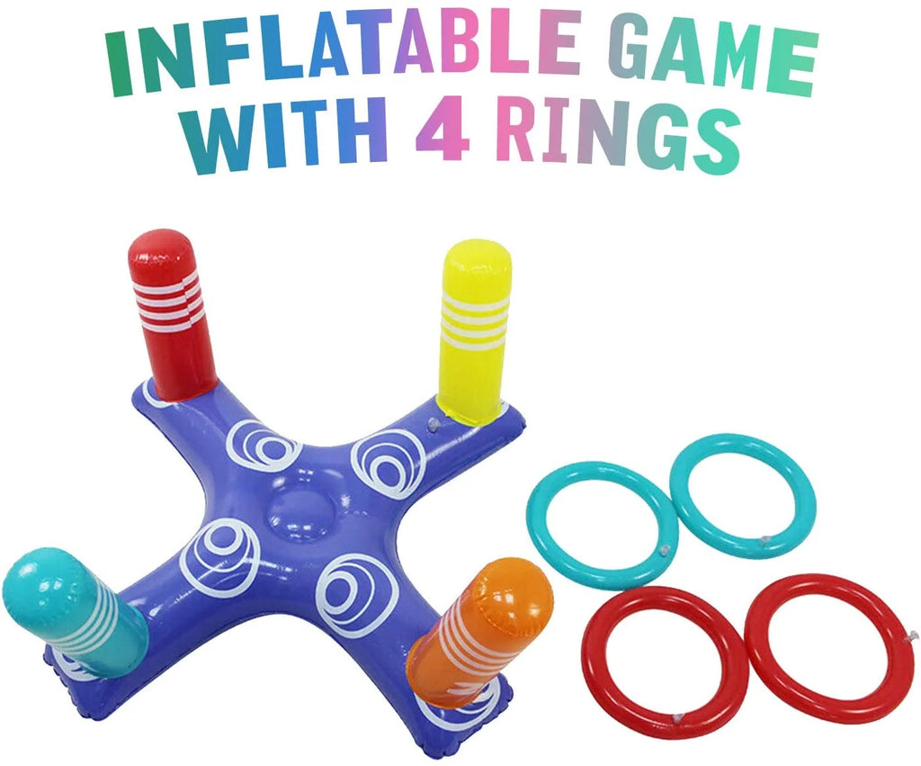 Pool Ring Toss Game with 4 Rings K727