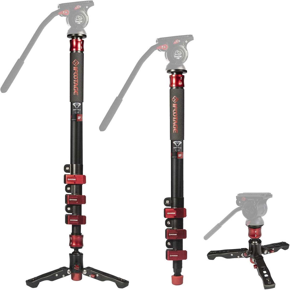 Carbon Fiber Camera Monopod Telescopic Video Monopod H884403
