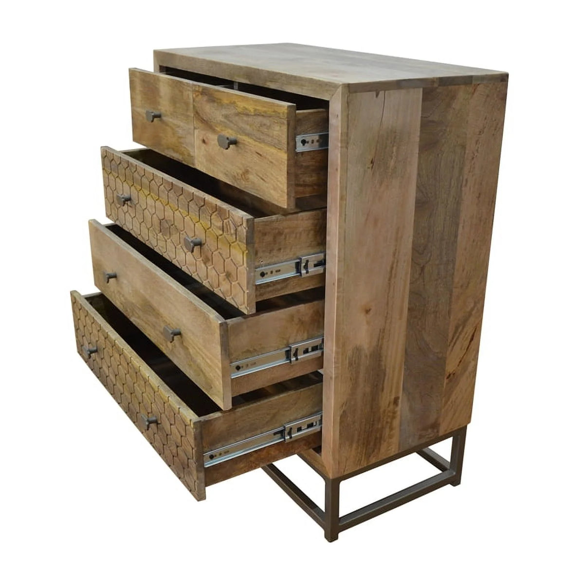 5 Drawer Solid Wood Dresser J58592