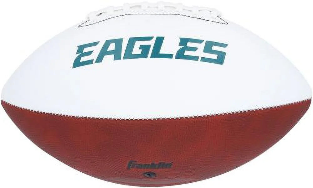 Autographed White Panel Football Q1252