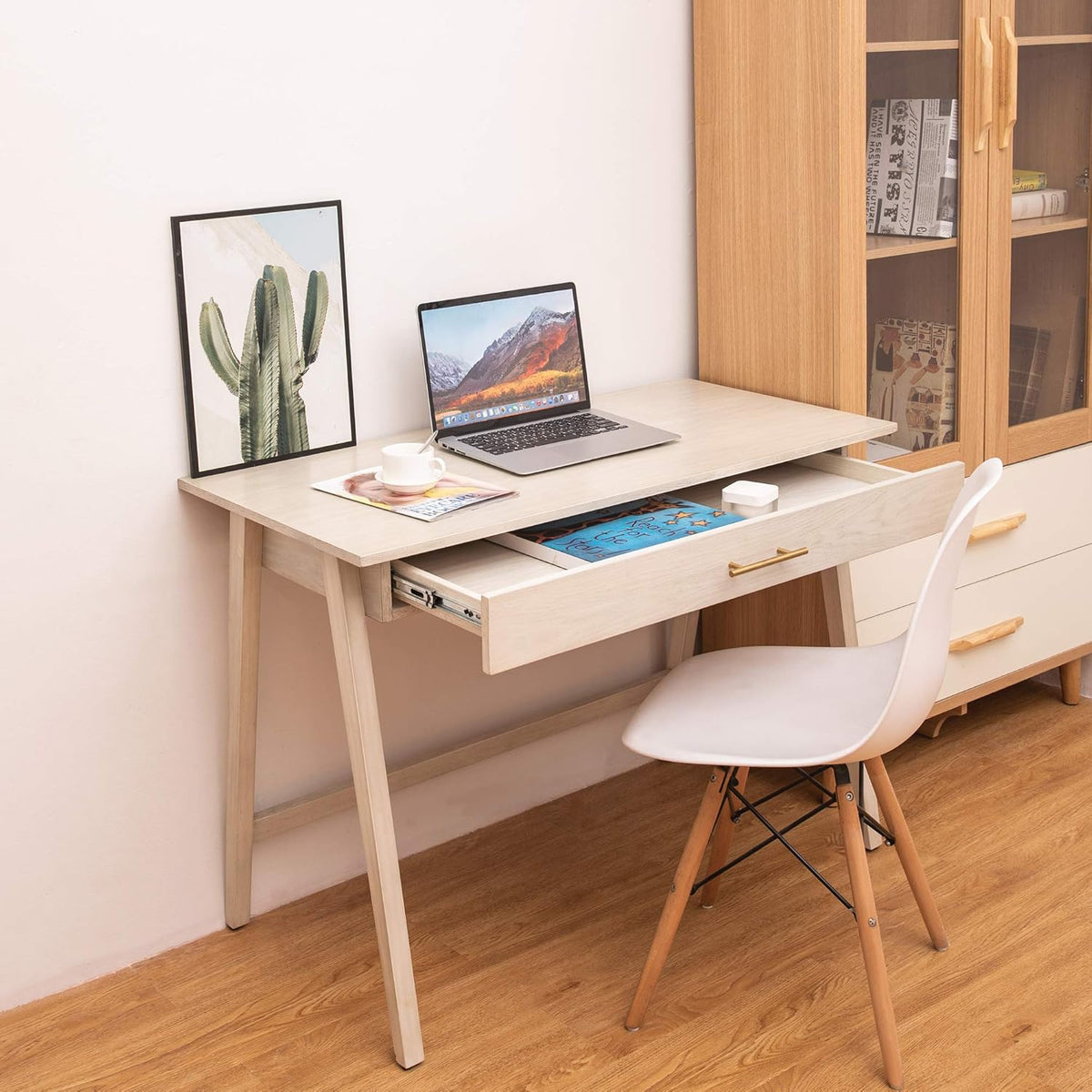 White Wash Home Office Computer Desk 42W x 20D x 30H Z1799