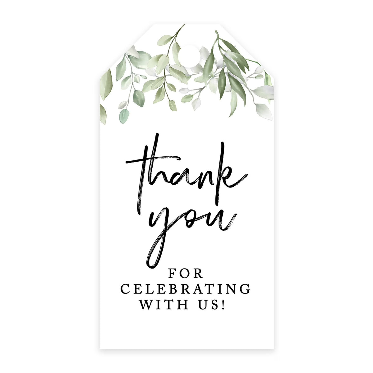 100-Pk Cardstock Gift Tags with Bakers Twine G833