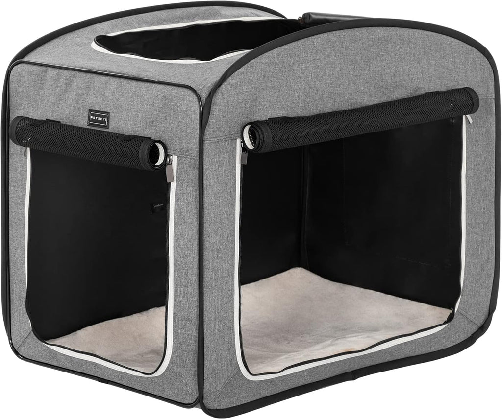 Portable Collapsible Pop Up Travel Pet Kennel, Cat Play Cube Pack of 2 Q2905