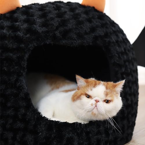 Halloween Cat Bed Warm Plush Removable Cushion H8072